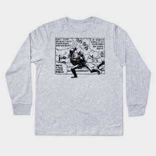 Earthquake vs. Jason Kids Long Sleeve T-Shirt